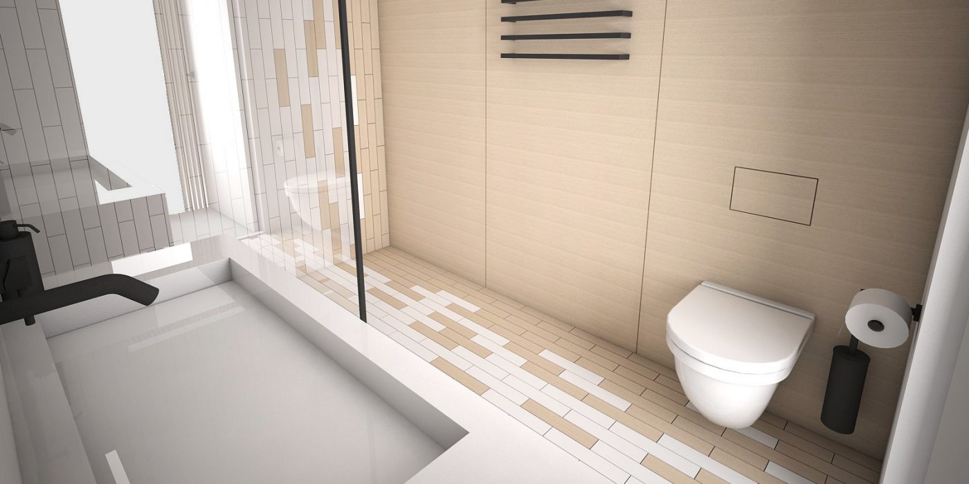 badkamer tegels patroon multiplex